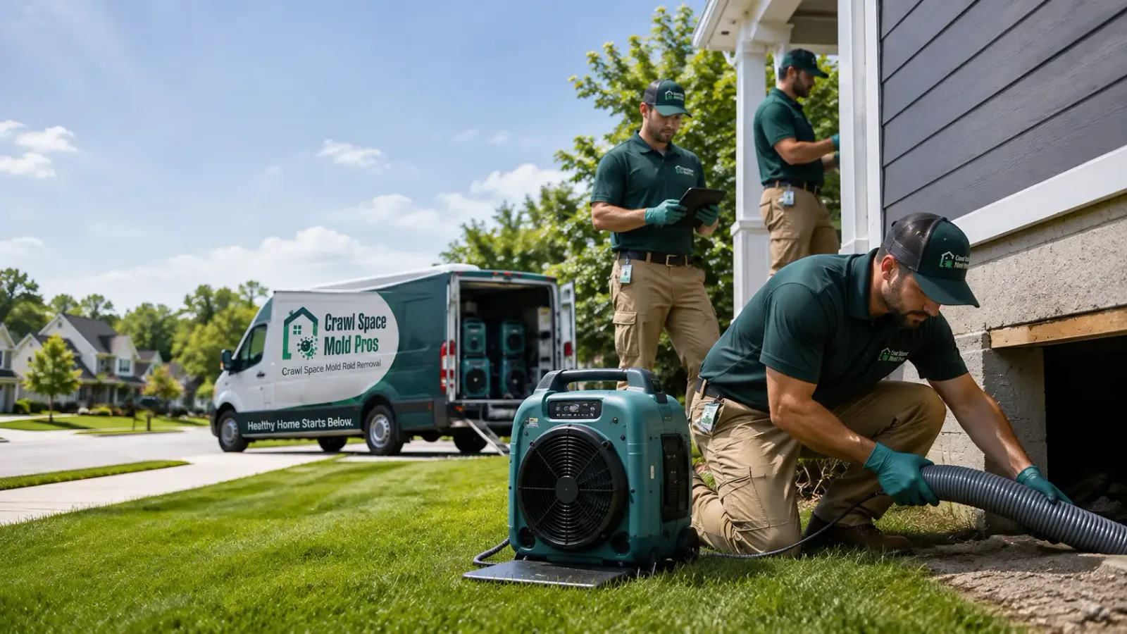 Crawl Space Mold Removal in Lakewood, NY